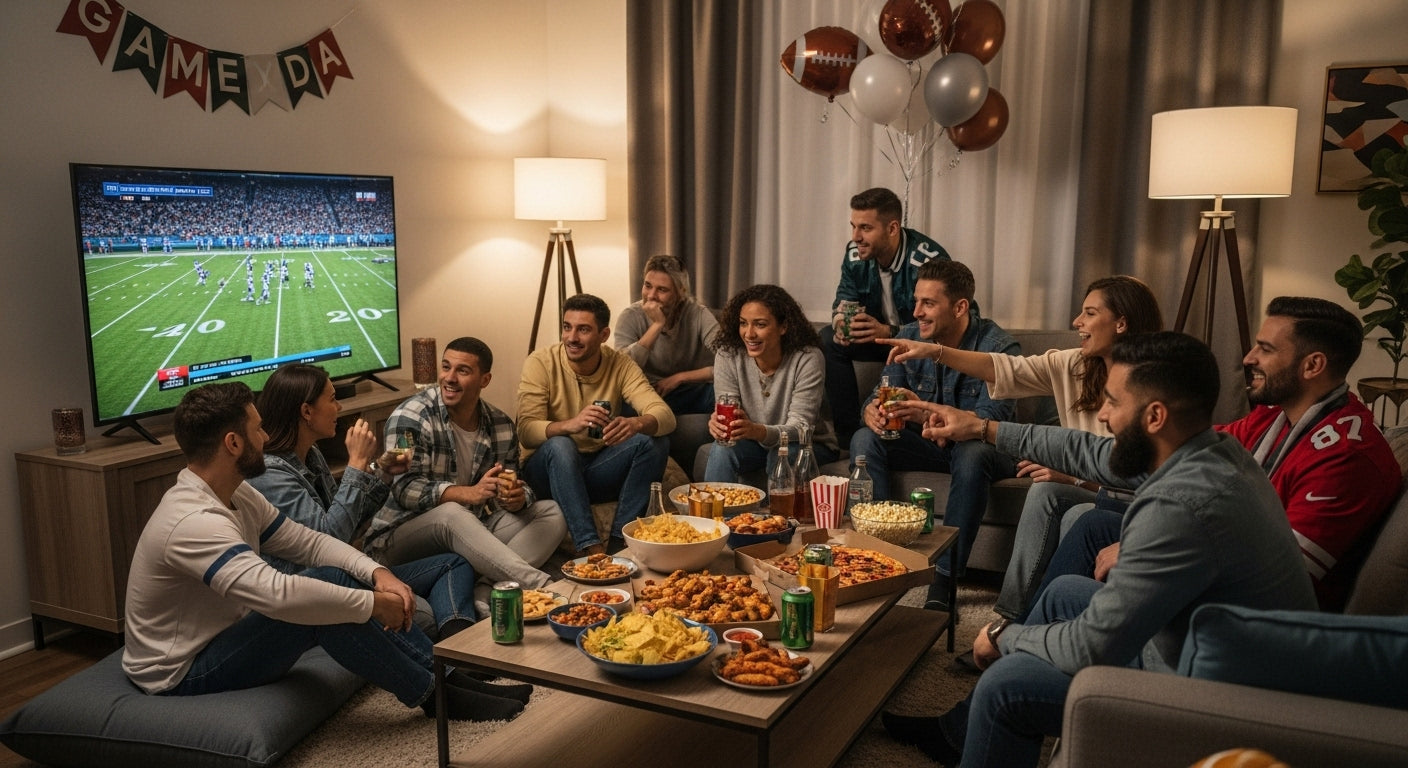 How to Host a Super Bowl Watch Party That Feels Organized, Not Chaotic