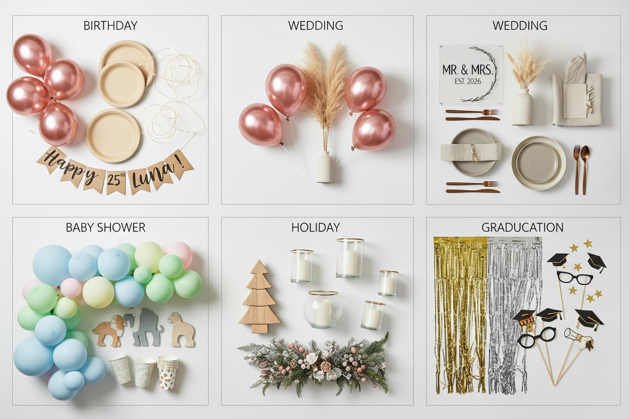 Top Party & Event Supplies Americans Are Buying in 2026 (By Occasion)