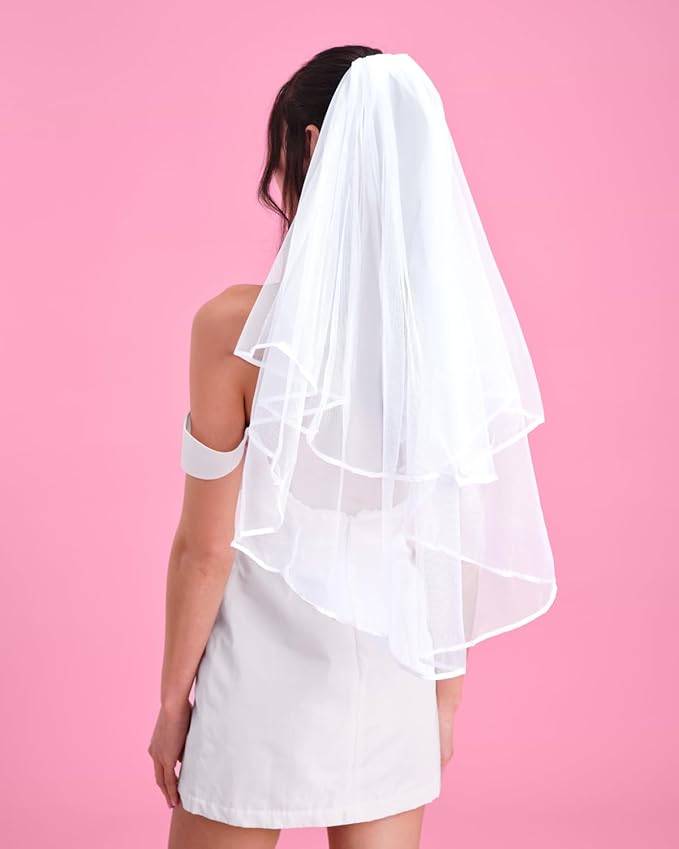 xo, Fetti Bridal Veil | Bachelorette Party Decorations, Bride To Be Gift, Bridal Shower, Wedding