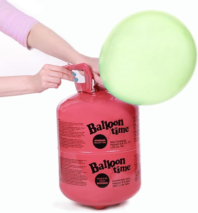 Helium Tank for Balloons At Home, 14.9 Cu Ft Helium Balloon Pump Kit with 50 Assorted Latex Balloons, White Curling Ribbon and Wholesalehome Balloon Tie Tool, 3 Pack