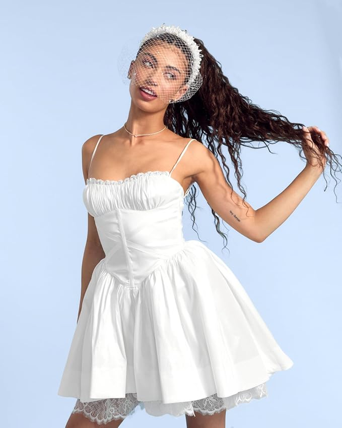 xo, Fetti Pearl Beaded Bridal Headband + Birdcage Veil | Bachelorette Party Hairpiece, Bridal Shower Accessory, Crystal Bridesmaid Gift, Wedding Headband, Engagement Accessory