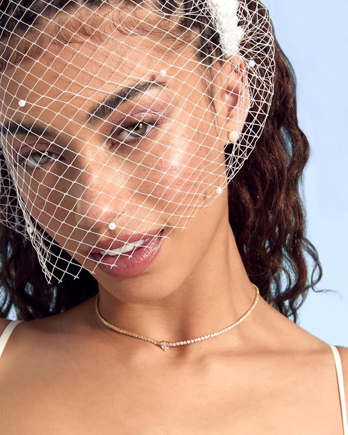 xo, Fetti Pearl Beaded Bridal Headband + Birdcage Veil | Bachelorette Party Hairpiece, Bridal Shower Accessory, Crystal Bridesmaid Gift, Wedding Headband, Engagement Accessory