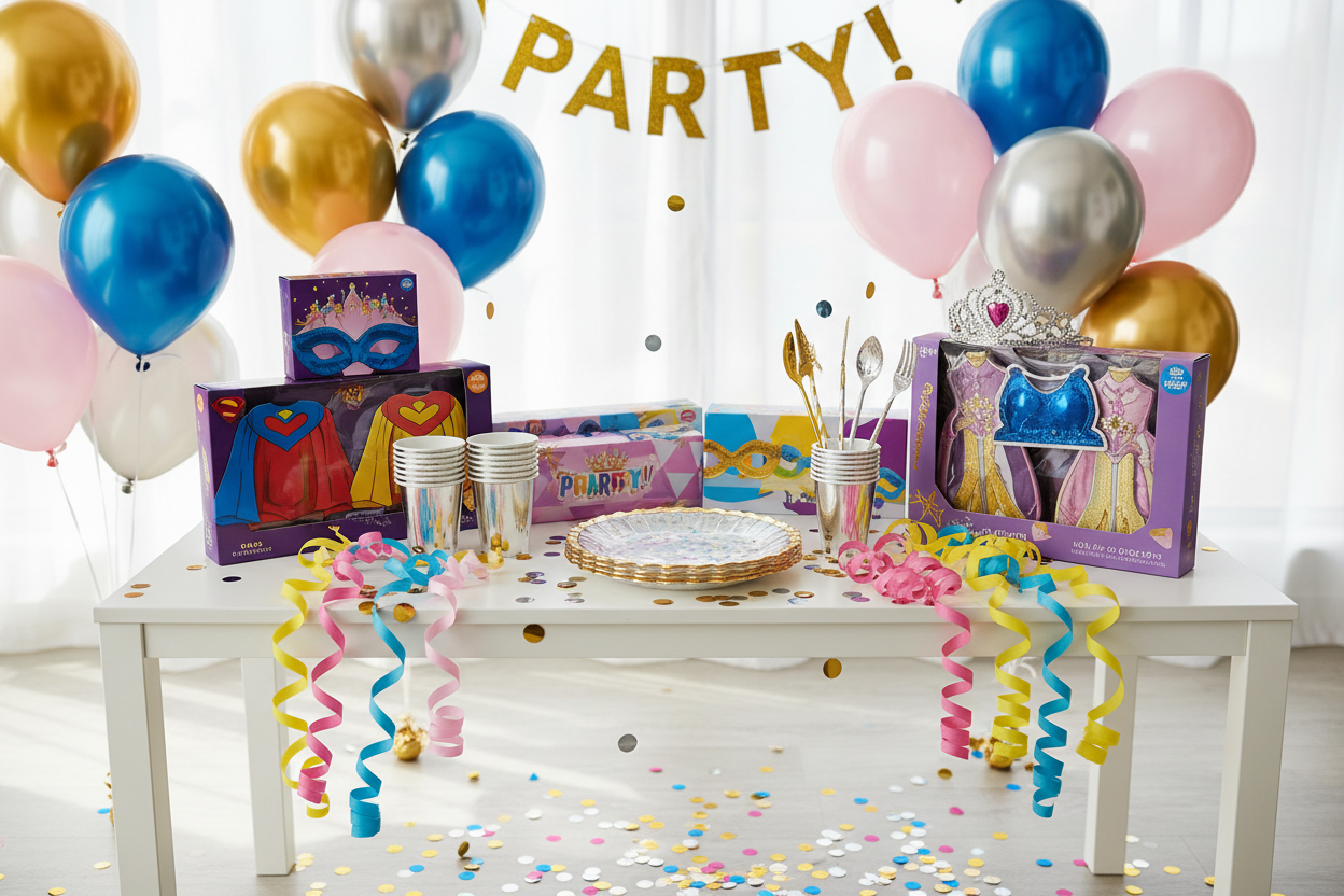 CELEVO is a lively party and event supplies shop bringing color, energy, and style to every celebration. From balloons and decorations to tableware and themed sets, we make party planning easy, fun, and unforgettable for all of life’s special moments. (make it real phohto)